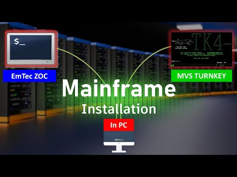 Mainframe Installation in Personal Desktop | Emtec Zoc Terminal | Hercules Mainframe | StudyStool |