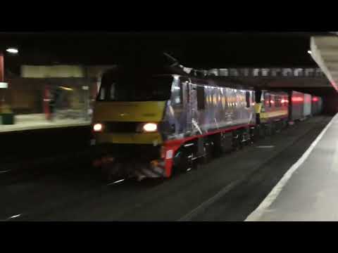 90021/90020 4s47 Daventry - Mossend Euroterminal, 27th April 2022