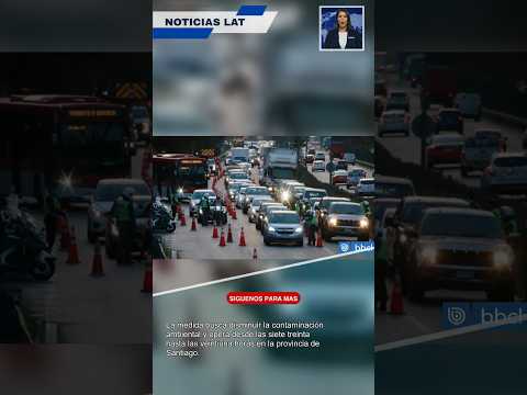 🚨 ¡ALERTA! Restricción Vehicular 9 de Julio en Santiago