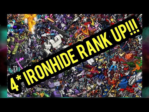 4* Ironhide rank up video!- Transformers forged to fight