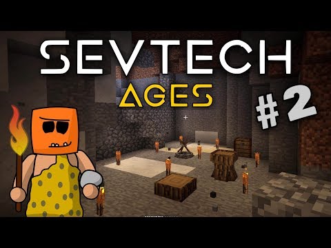 Minecraft - Clay Kiln and First Chests - SevTech Ages #2