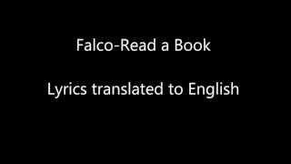 Read a Book by Falco lyrics (English Subtitles)