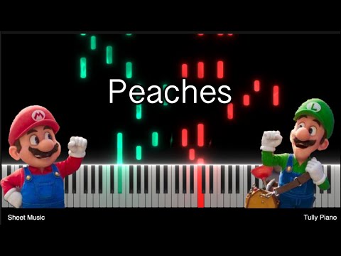 Jack Black - Peaches (The Super Mario Bros. Movie OST) Sheets by What the  Sally