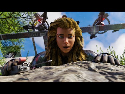 I Built An OP SOLO Fjordur Rathole Base In ARK