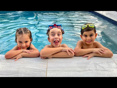 AMIGOS NA PISCINA DE CASA - Família Brancoala nos Estados Unidos