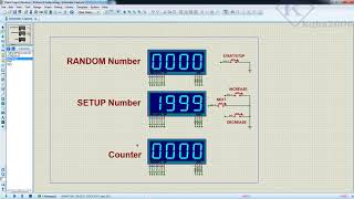 Programming a Random Number from 0 to 9999 display on LED 7 segment
