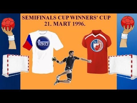 Handball гандбол 1996 Teka Santander  RK Crvena Zvezda Beograd   Winners' Cup polu finals