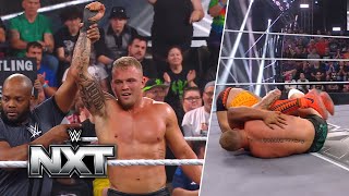 Myles Borne’s Rollup Victory Over Tavion Heights Shocks NXT Crowd!