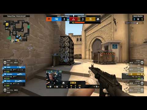 s1ren клатч 1vs3 против Fnatic / s1ren clutch 1vs3 against Fnatic / EPL S16