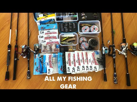 All My Fishing Tackle! | Rods, Reels, Lures, Camera Gear And More