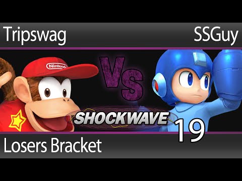 SW19 Smash 4 - Tripswag (Diddy) vs SSGuy (MegaMan) - Losers Bracket