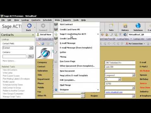 How To Capture Contact Data From Your Website into Sage ACT!