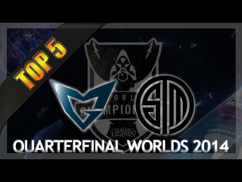 SSW vs TSM Top 5 Plays - Worlds Quarterfinals | Samsung White vs Team Solomid Highlights