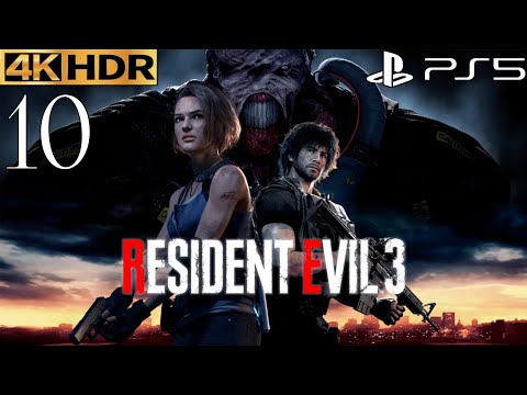 RESIDENT EVIL 3 REMAKE (PS5) Underground Facility 4K 60FPS HDR Gameplay Part 10 (RE3) No Commentary
