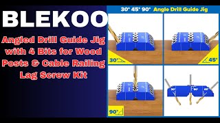 BLEKOO Angled Drill Guide Jig