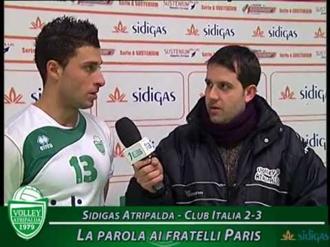 Sidigas Atripalda - Club Italia 2-3. Parlano i fratelli Paris
