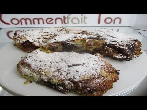 PAIN AU CHOCOLAT AUX AMANDES - RECETTE DU PAIN AU CHOCOLAT AU AMANDE #créme d'amande