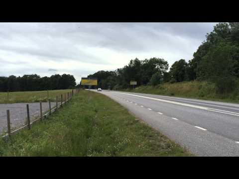 Brake-test, D2 330 mm 6 pot. From 150 km/h.