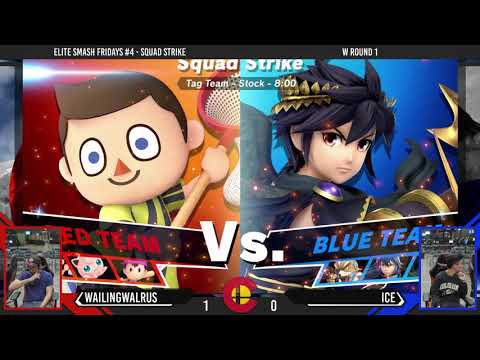 Elite Smash Friday #4 - Wailing Walrus Vs. Ice - Squad Strike WR1
