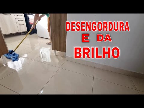 Limpa Piso e Porcelanato Caseiro - Limpa Desengordura e da Brilho