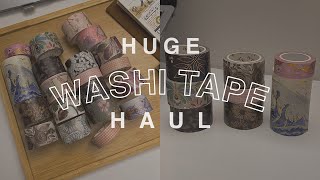 huge washi tape haul 🌼 swatch | thewashitapeshop