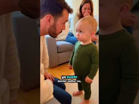 cuando tú papá te quiere independizar tan rápido 😭👶🏻 #baby #bebe #amor #celos#hijos
