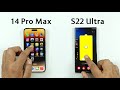 IPhone 14 Pro Max Vs Samsung S22 Ultra SPEED TEST