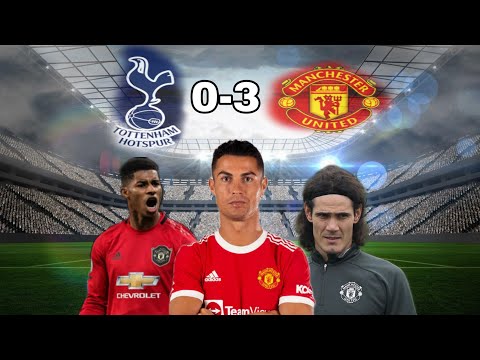 MANCHESTER UNITED 🆚 TOTTENHAM  all goals and CELEBRATIONs RONALDO 🥵 CAVANI🔥 RASHFORD❤️  COMBINATION💥