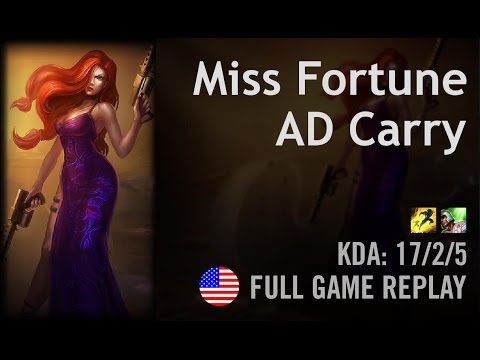 Miss Fortune AD Carry vs Ezreal - LOD - NA Challenger Path 5.24