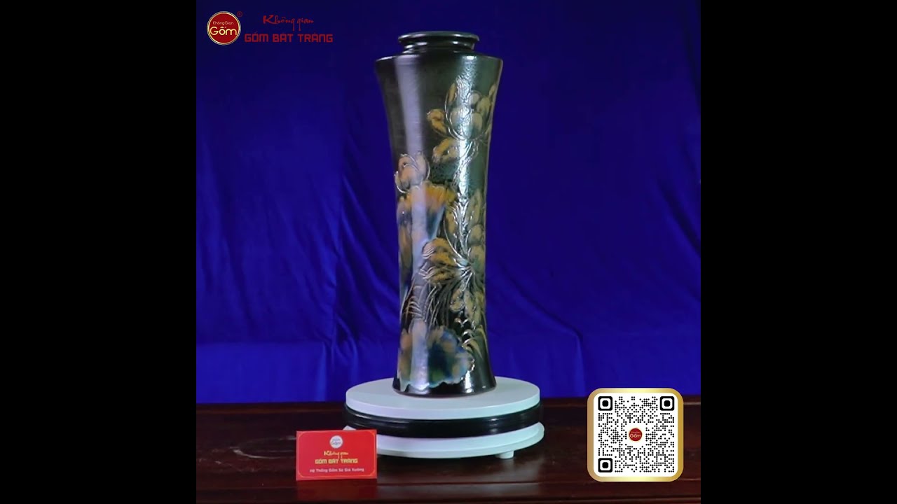 Lọ Hoa Dáng Trúc Cao