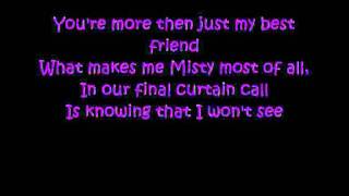 Misty&#39;s Goodbye - Pokemon lyrics