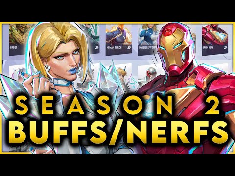 ALL HERO BUFFS AND NERFS in Marvel Rivals Season 2 Hellfire Gala