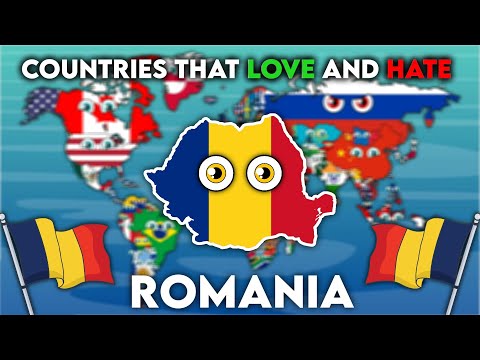 All Countries that love and hate Romania 🇹🇩