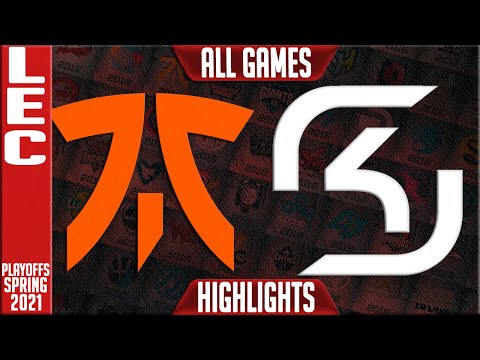FNC vs SK Highlights ALL GAMES | LEC Spring 2021 Playoffs Round 1 | Fnatic vs SK Gaming