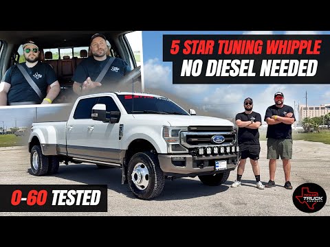 NO DIESEL NEEDED - Supercharged F350 7.3 V8 - Review + 0-60 Test