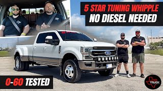 NO DIESEL NEEDED - Supercharged F350 7.3 V8 - Review + 0-60 Test