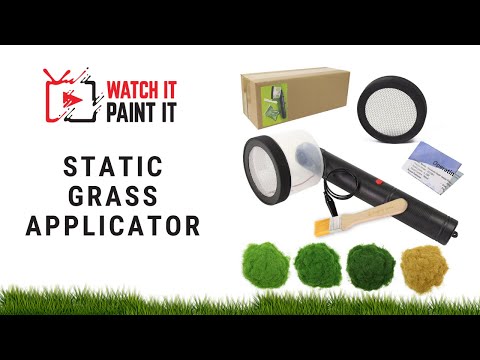 Static Grass Applicator - How to get your model grass to stand up or create your own grass tufts!