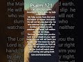 Psalms 121|| God is Our Helper || Daily Prayer reading