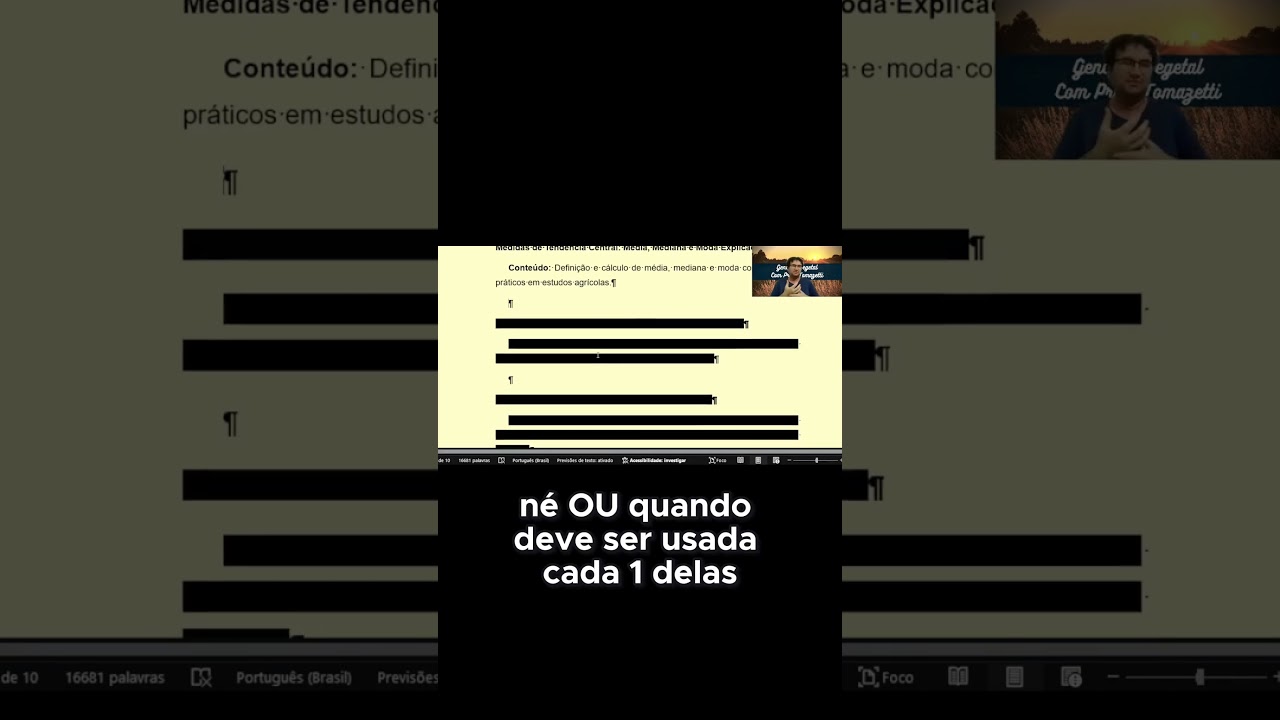 Medidas de tendência central  Média, mediana e moda