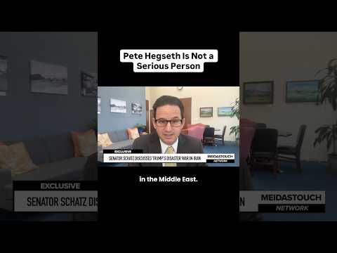 I’ve never seen a Secretary of Defense behave like this.