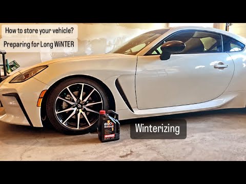 Storing my 2022 toyota gr86 for the whole heavy winter