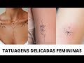 TATUAGEM FEMININA DELICADA: Confira mais de 50 tatuagens delicadas para se apaixonar!
