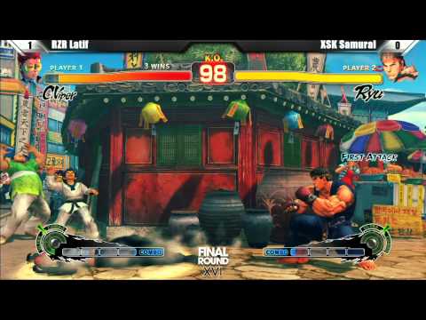 SSF4 AE2012 Top 8 RZR Latif vs XSK Samurai - Final Round XVI Tournament