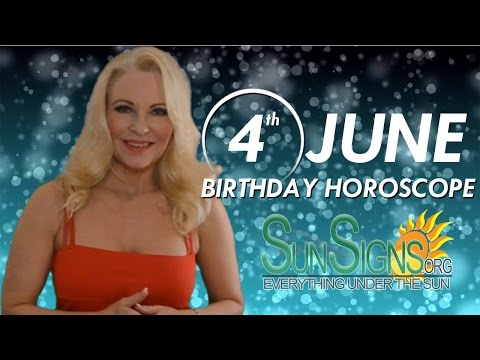 June 4th Zodiac Horoscope Birthday Personality - Gemini - Part 1