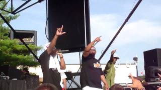Slum Village (Baatin, Elzhi & T3) Opening Set Rock The Bells Chicago 06/27/09