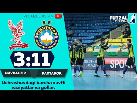 Oliy liga, 14-tur. NAVBAHOR — PAXTAKOR 3:11