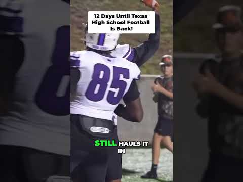 Posting 1 play every day until Texas High School Football is back! 12 Days left!
