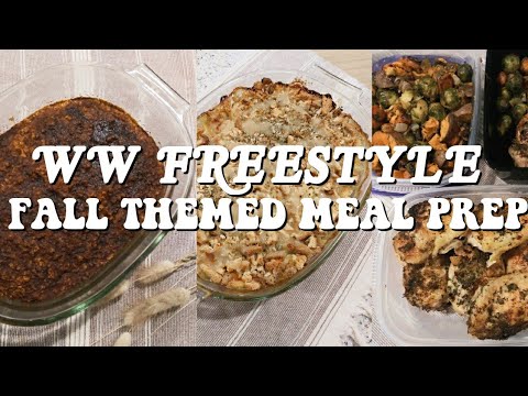 WEEKLY WW FREESTYLE MEAL PREP | CHICKEN STUFFING...