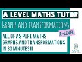 All of Graphs and Transformations in 30 Minutes! | Chapter 4 | A-Level Pure Maths Revision