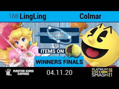 PSO - Items On - 16B | LingLing (Peach) Vs. Colmar (Pacman) - Winners Finals